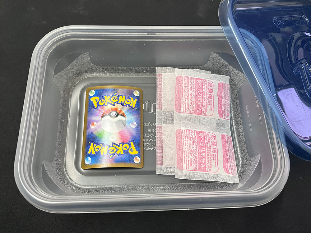 シリカゲルで谷反りを直す